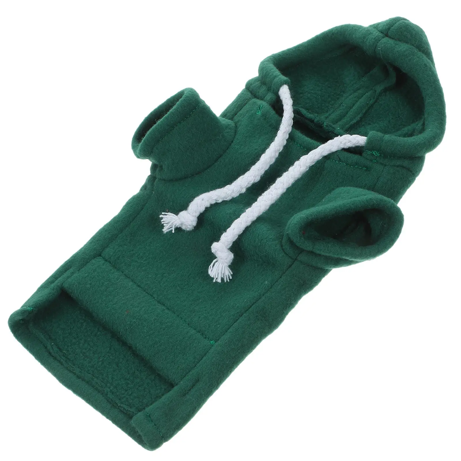 

Pet Hoodie Small Animal Clothes Ferret Hamster Guinea Pig Red S Size Comfortable Decorative Outwear Polar Fleece Sweatshirt Pet