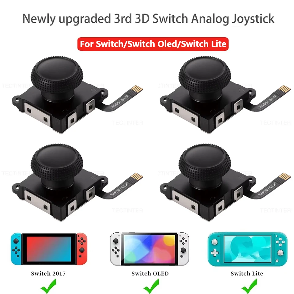 Hall Effect Replacement Joystick for Nintendo Switch/Lite/OLED Controller Analog Thumb Stick for Analog Thumb Stick Repair Parts