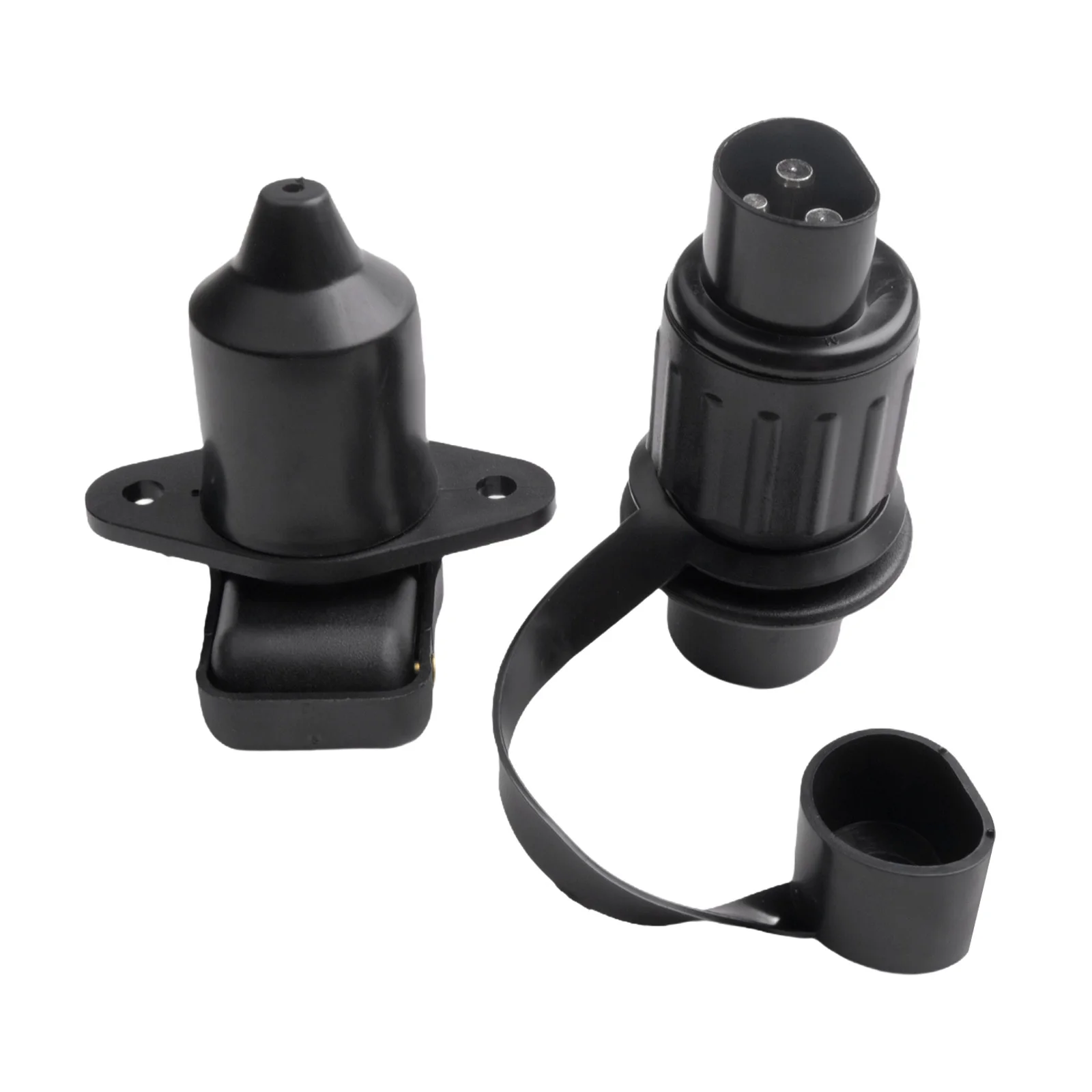 Connectors Pin Trailer Socket Package Content Trailer Socket Connectors Mounting Hole Mm Works Perfectly Copper Zinc Alloy
