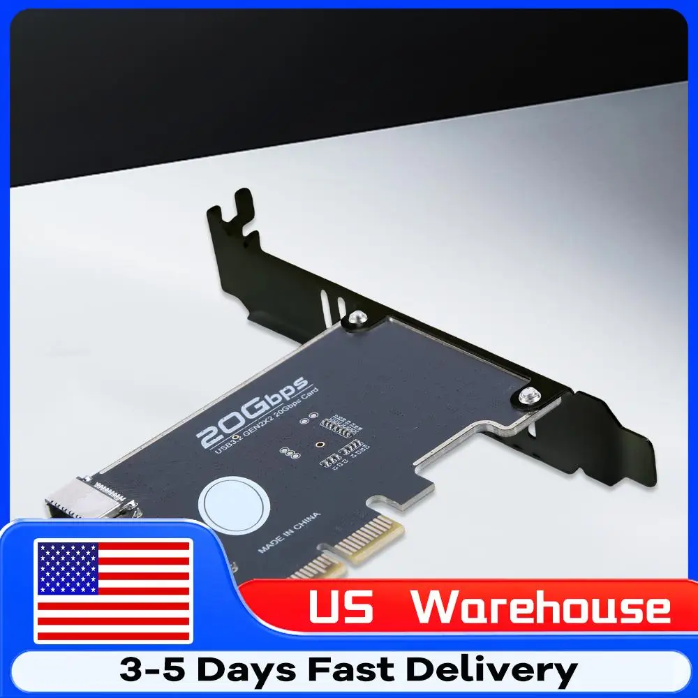 

PCIE To Type-E Expansion Card Expansion Card Riser Converter 20Gpbs Type E Express Card for Desktop PC Front Panel TYPE C