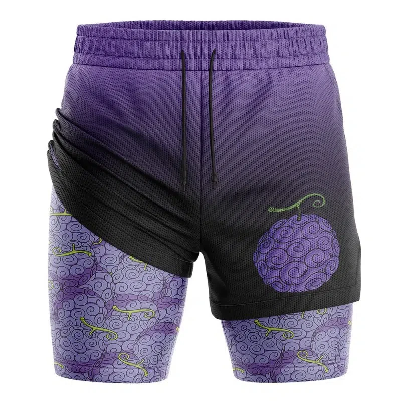 Anime shorts homens diabo fruta manga esportes shorts para ginásio de fitness impressão 3d bermuda masculina secagem rápida malha oversized board shorts