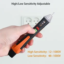 Non-Contact Voltage Detector, Electrical Tools, Indicator Tester Pen, AC Voltage Test, Smart Breakpoint Finder, 12-1000V