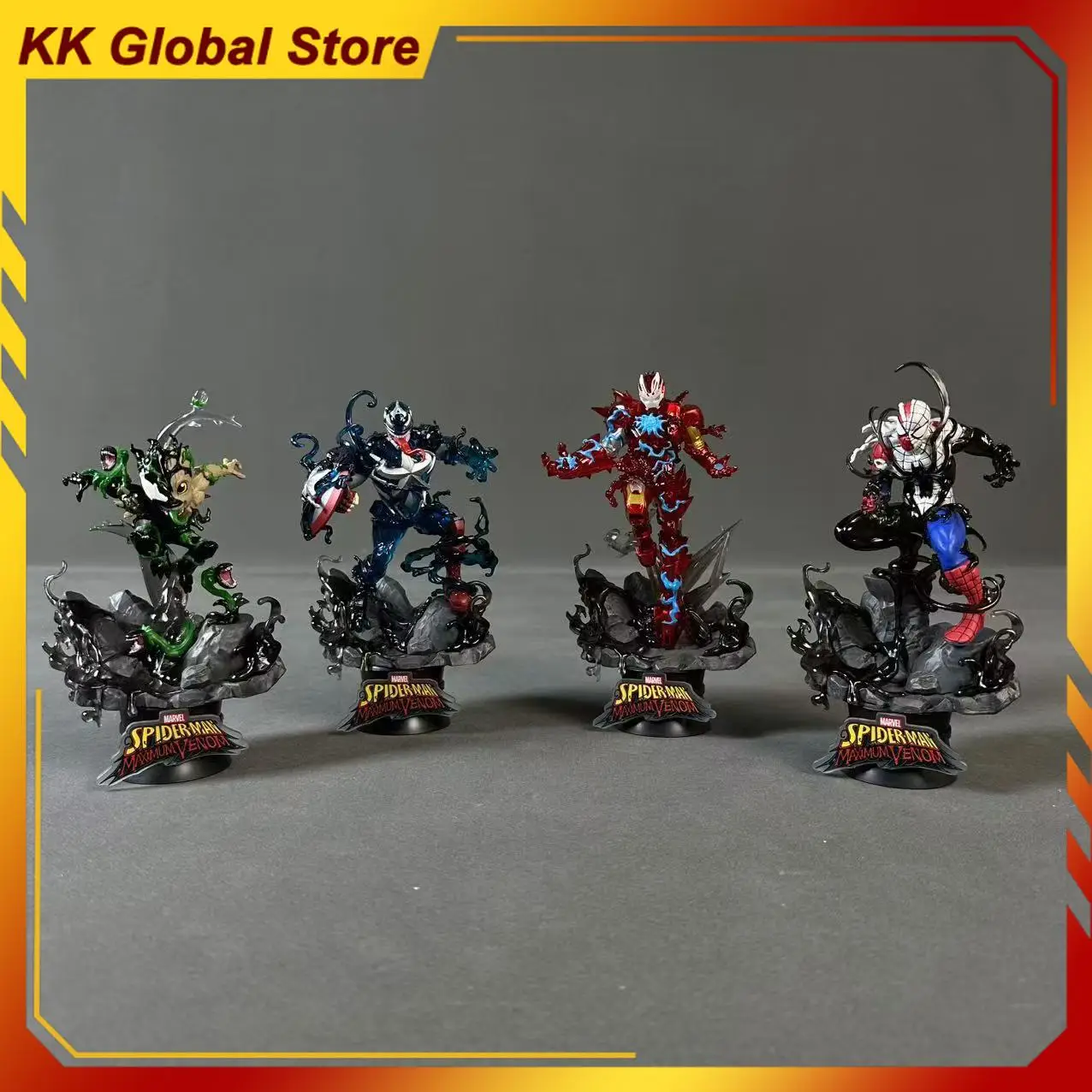 

8 см фильм Мстители, Железный человек, Человек-паук, периферийная модель, сцена, статуя, украшение для рабочего стола, подарки на день рождения, игрушки