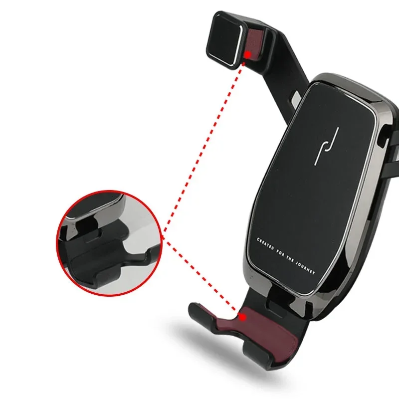 For Mercedes-Benz GLA 45 amg X156 CLA W117 C117 GLA200 GLA250 COUPE interior modified mobile bracket  Car phone holder Golden 1X