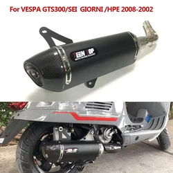 Motorcycle Exhaust Pipe For Vespa GTS300 GTS250 GTS150 GTS125 Exhaust System Pipe GTV250/300 Middle Pipe Slip-on Exhaust Muffler