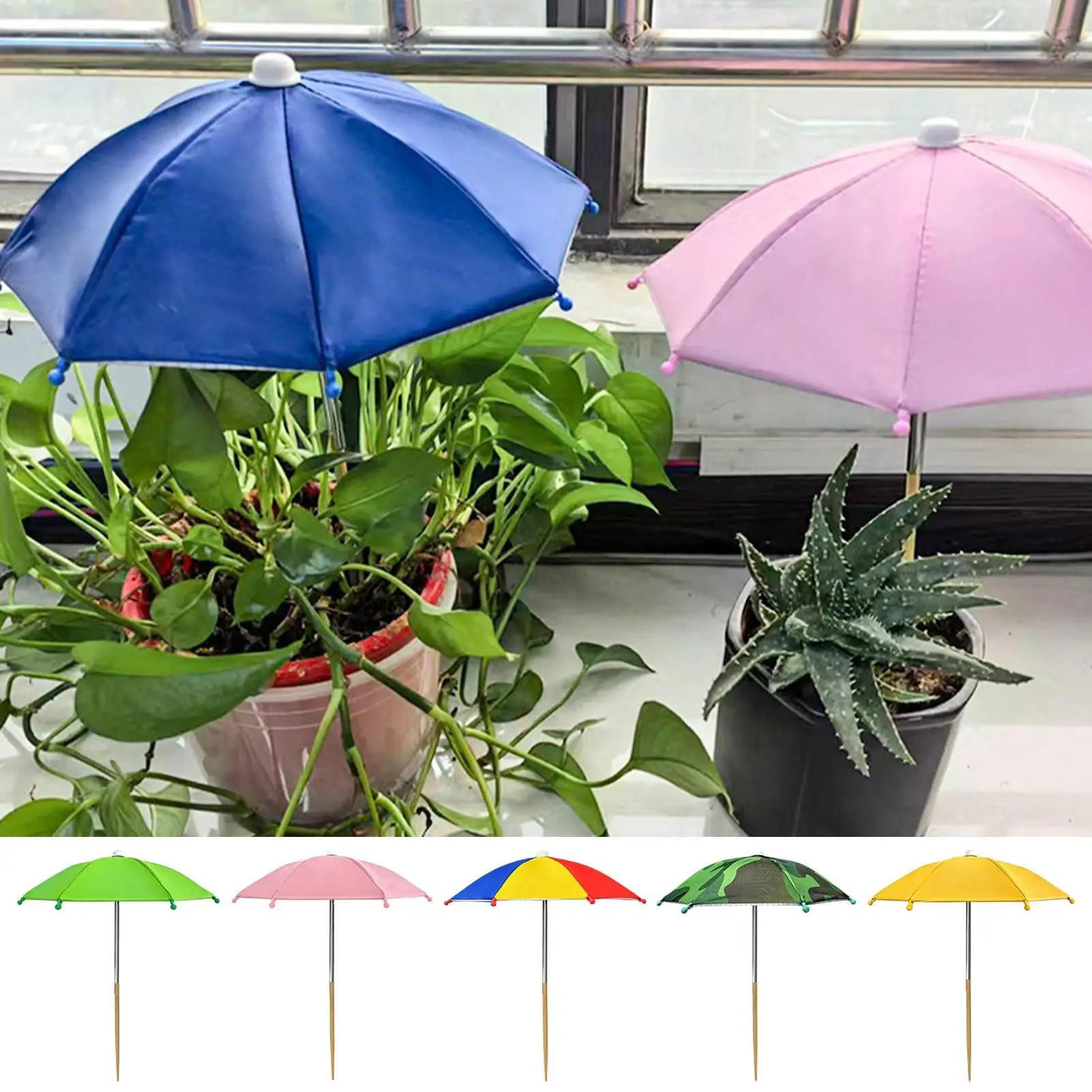 Garden Umbrella For Plants Flowers Outdoor Shade Parasol Outside Flowerpot Umbrella For Gardeners Patio Porch Backyard Deck
