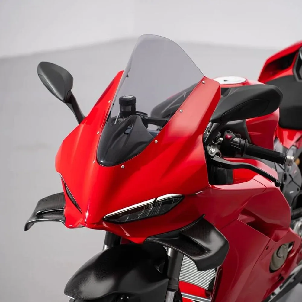 2026 NEW Motorcycle Touring Sports High Windshield WindScreen Wind Deflector Screens PANIGALE V4S V4R For Ducati Panigale V4