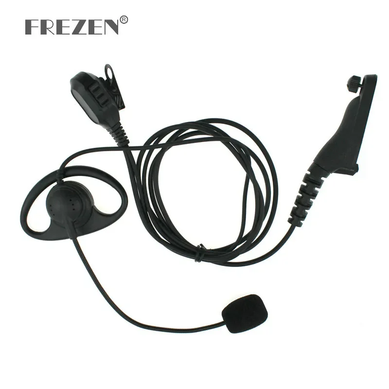 Walkie Talkie Headset Iron Clip D Type Mic Stick Tactical Headphone For Motorola XIRP8260/P8268/P8200/XPR6550 Two Way Radio