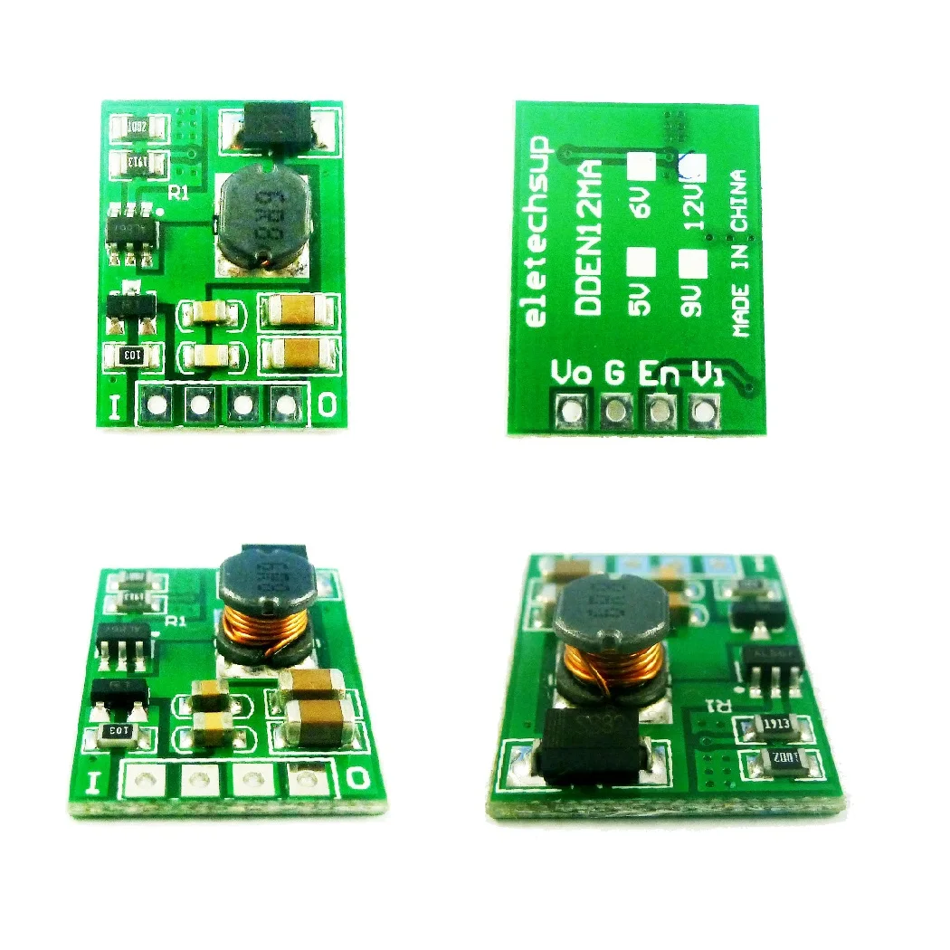 DC 3.7V 4.2V to 5V 6V 9V 12V Step-up DC DC Boost Converter Voltage Regulate Power Supply Board for 18650 LI-ON LI-PO