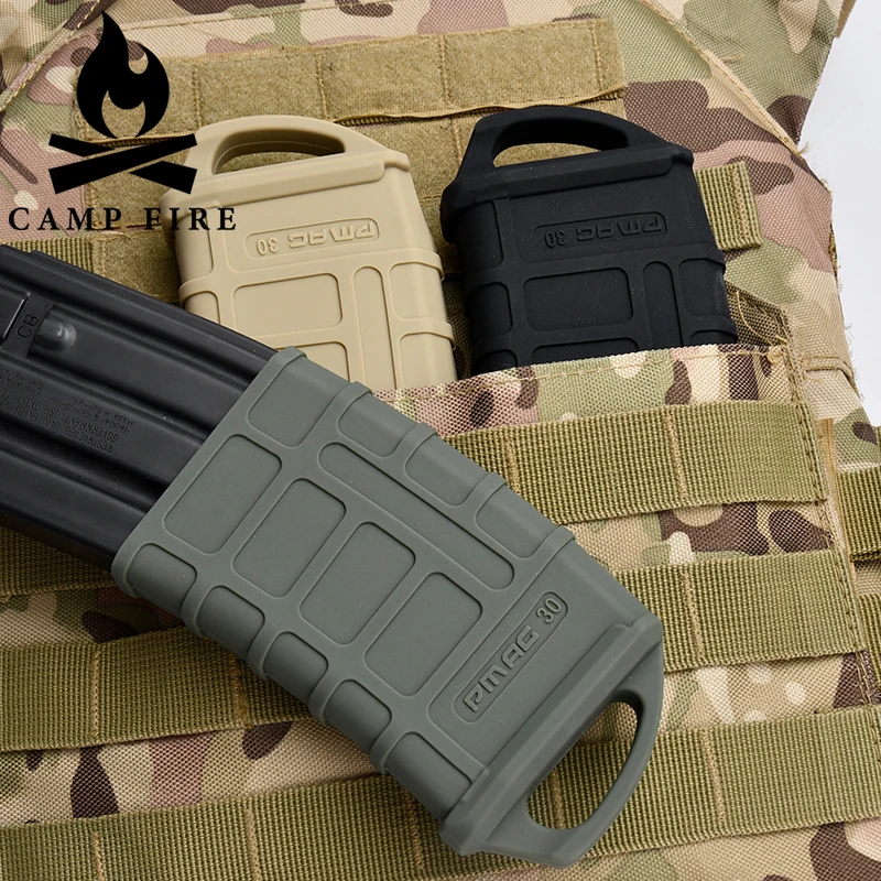

Rifle Magazine Holster Rubber Case For M4 M16 AR15 5.56 Mag Anti-slip Protective Sleeve Cover Airsoft Cartridge Hunting Gear