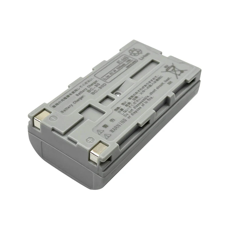 토탈 스테이션용 BT-66Q 배터리, FC-200 GPT-7500 BT-62Q BC-30 BC-30D 충전기, 리튬 이온 배터리, 7.4V