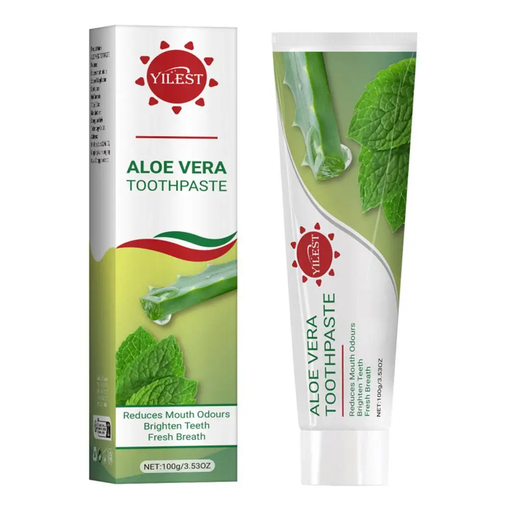 ไวท์เทนนิ่งยาสีฟันAloe Vera & Lavender Refreshingสุขอนามัยผลิตภัณฑ์ทันตกรรมClean Careปาก,คราบ-Removing,Oral C4U9