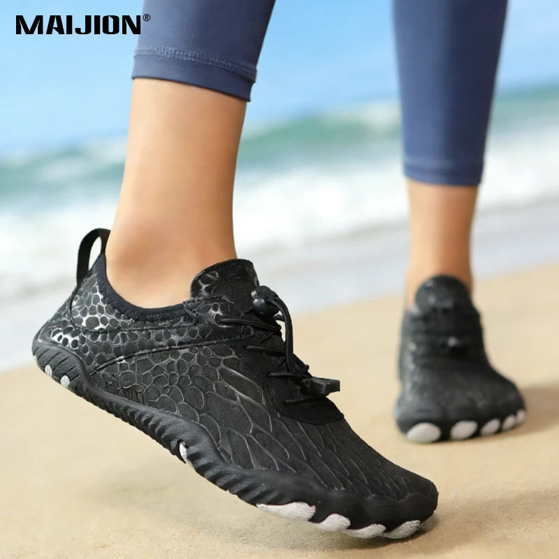 

Barefoot Beach Water Sports Shoes Men Women Quick Dry Aqua Shoes Light Breathable Wading Sneakers Fishing Boating Shoes