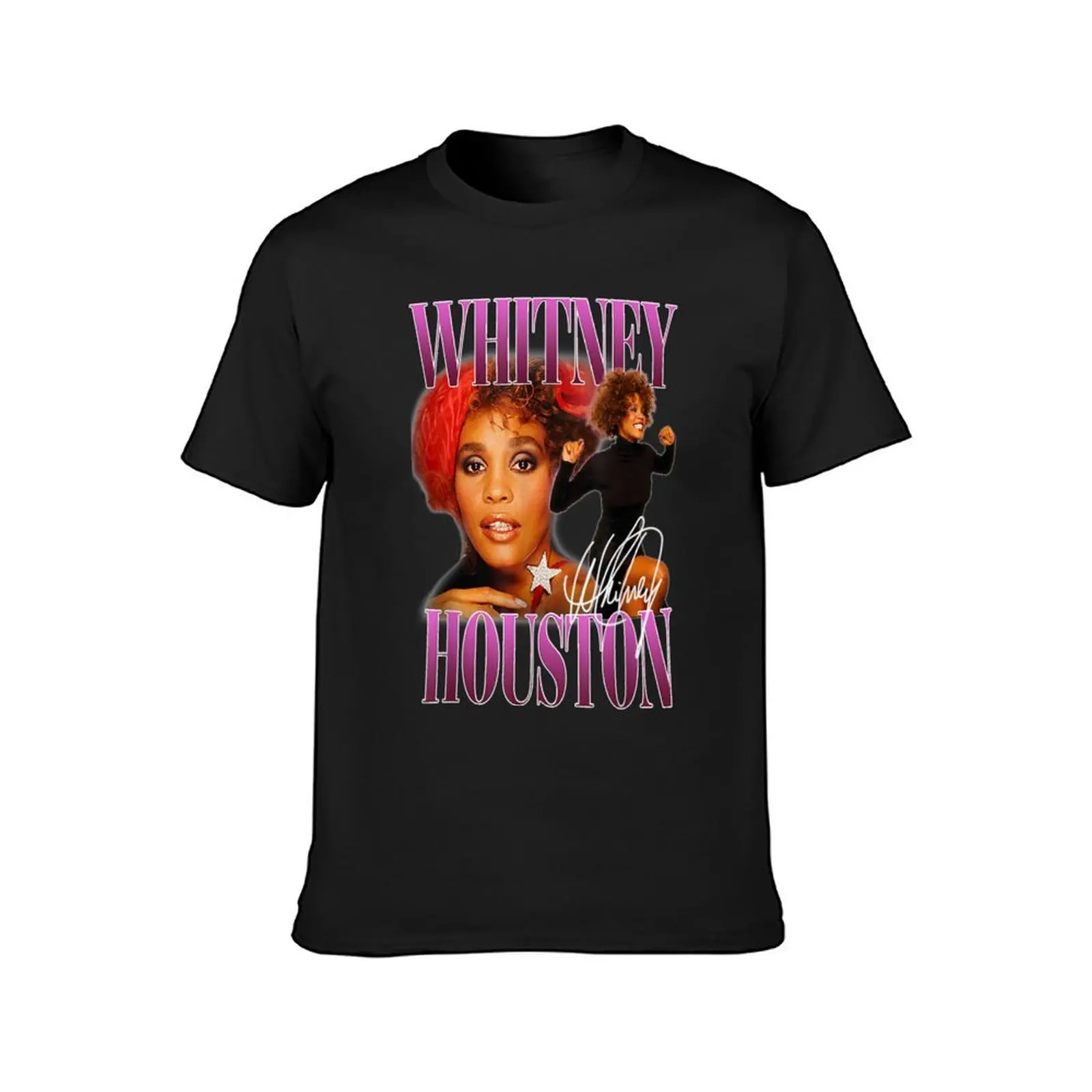 Whitney Houston T-Shirt customs Short sleeve tee anime boys whites mens white t shirts