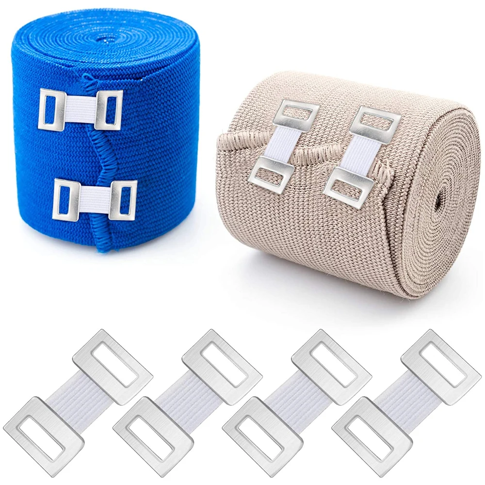 10/20/30Pcs Bandage Clips Replacement Elastic Bandage Wrap Stretch Metal Clips Fixation Clamps Hooks First Aid Kit for Sport