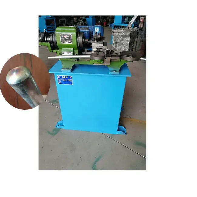 

Semi-Automatic Iron Pipe End Capping Machine Round Metal Sealing Shrinking for Cartons Cans Bottles with Paper Gear Components