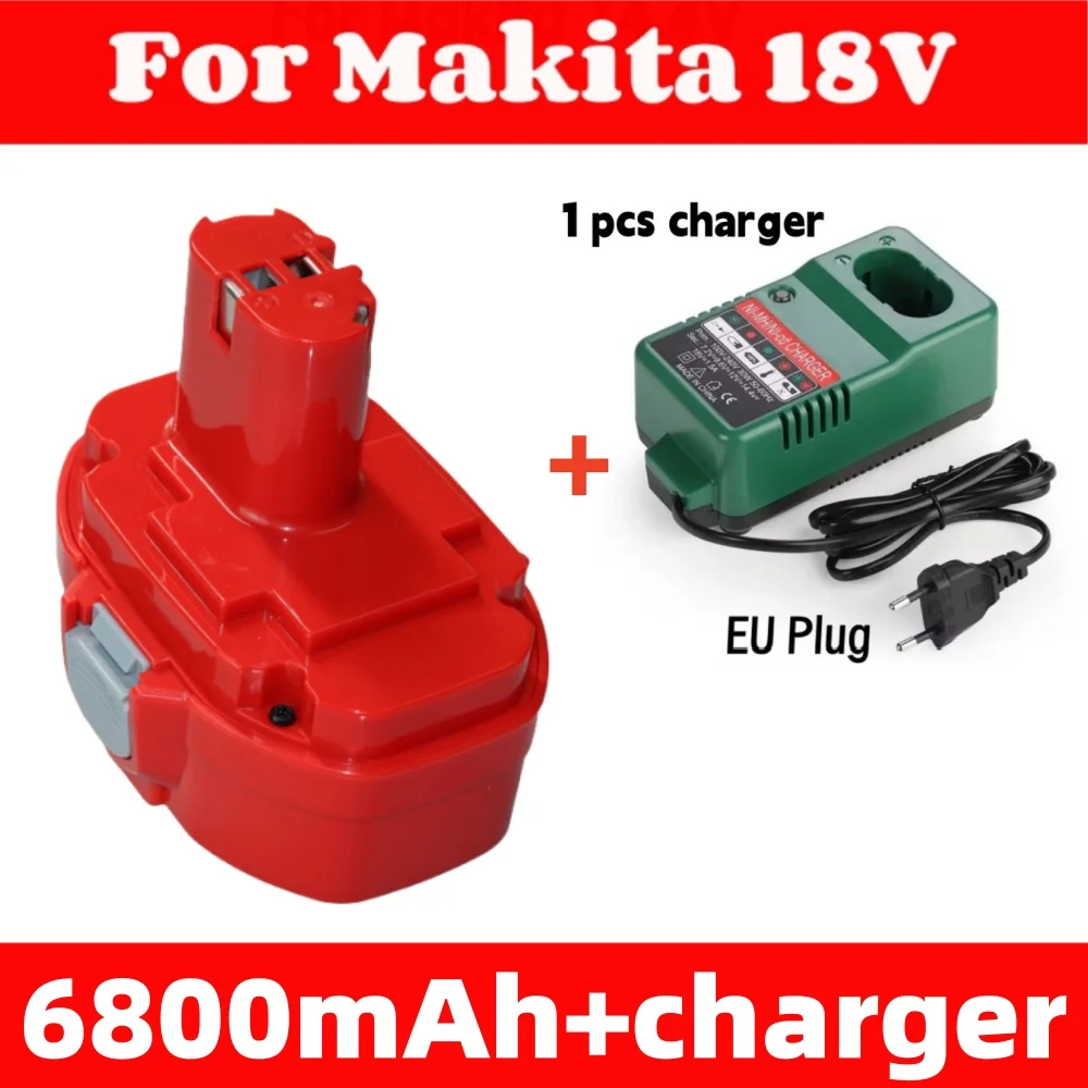 

For Makita PA18 Rechargeable Ni-MH battery 18V 6800mAh With PA18 1822 1823 1834 1835 192827-3 192829-9 193159-1 193140-2 Tools