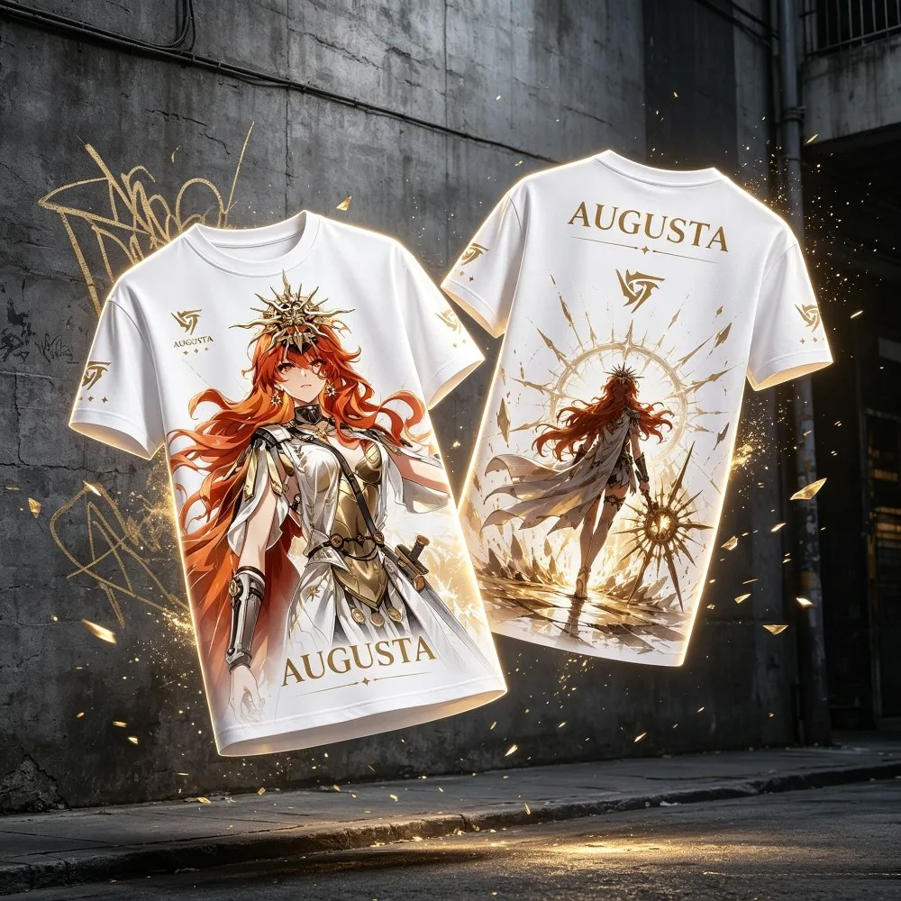 Summer Wuthering Waves Football Jersey Soccer T-shirt Tops Men's Casual Fashion Tee Shirt Breathable Men Women Short Sleeves Top
