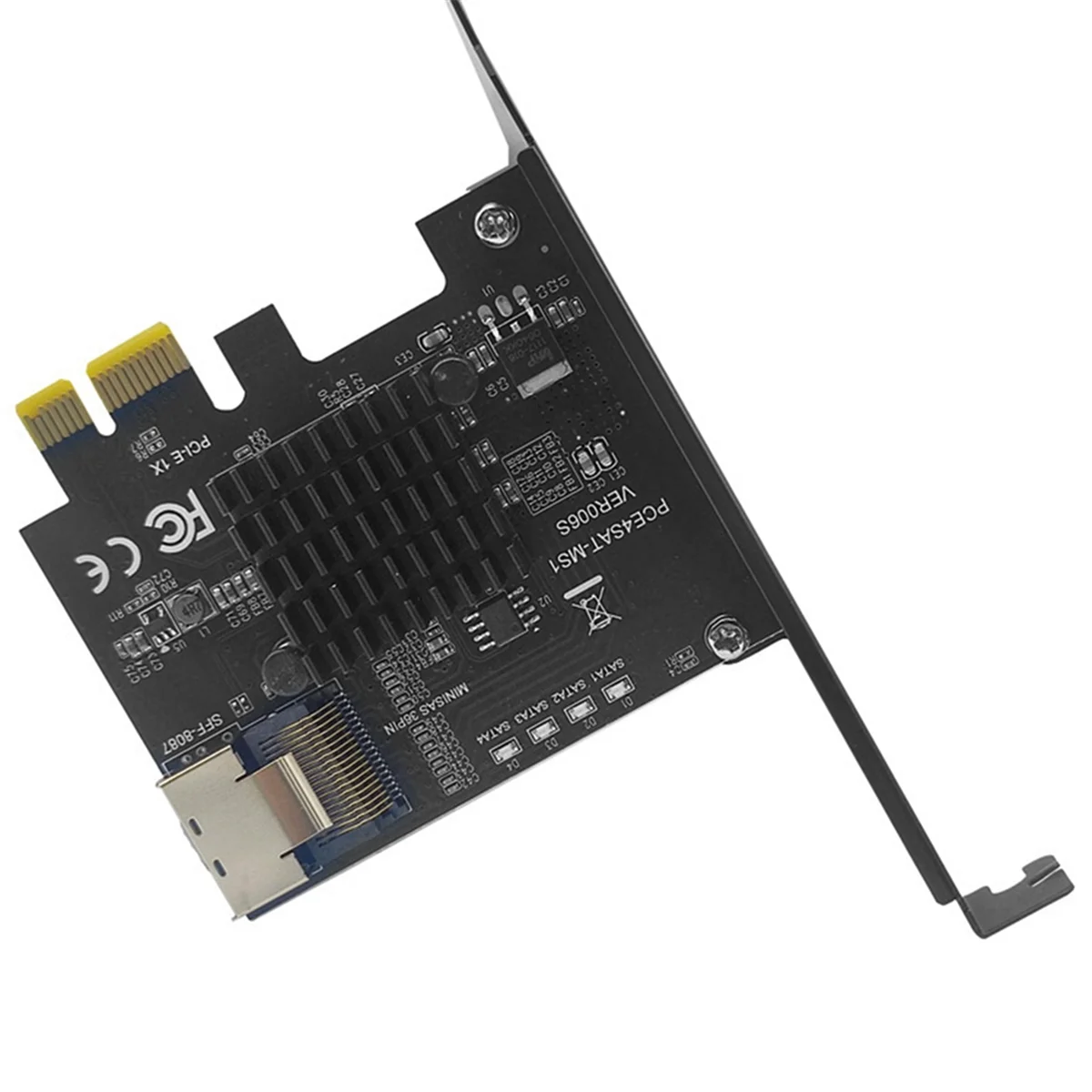 Efficiente scheda di espansione PCIe a SFF-8087 SATA3.0 Scheda adattatore HD 9215 36PIN