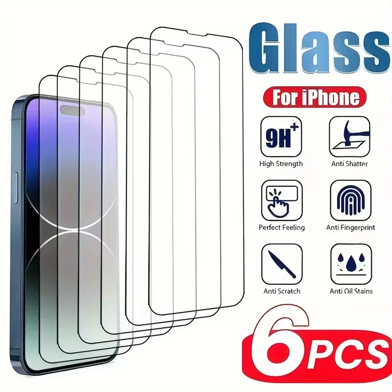 6Pcs Tempered Glass… - image
