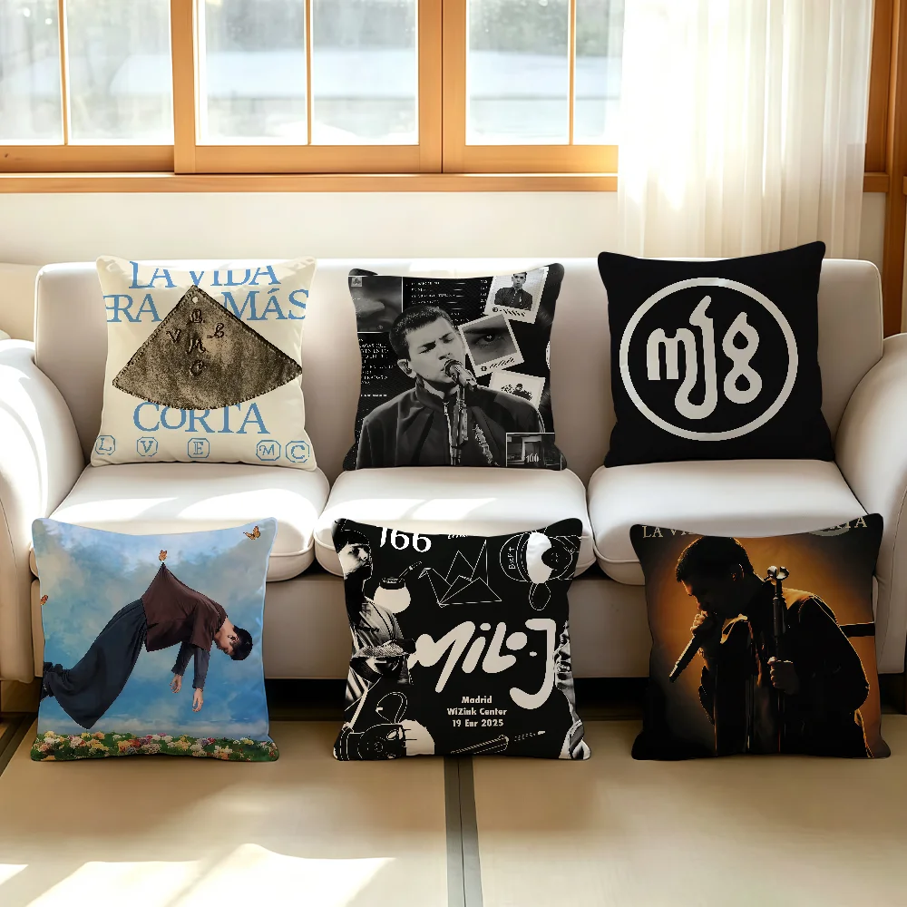 Argentine Rapper M-Milo J cushion cover Comfortable Decorative For Bedroom Living room Dormitory Picnic and Holiday Decoration