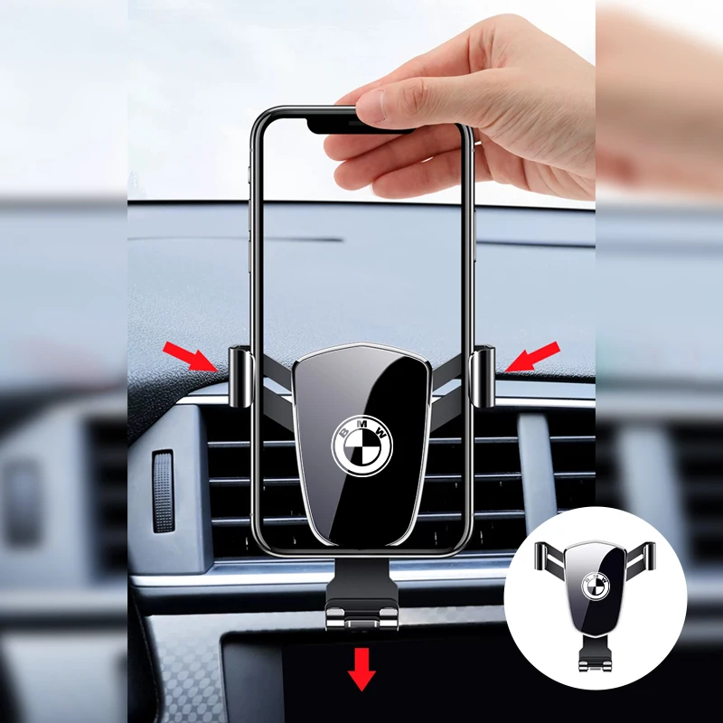 Car Phone Holder Smartphone Mount Auto Air Vent Mobile Cellphone Support Clip For BMW G60 G30 G20 E46 E90 F30 F10 X1X2X3X4X5X6X7