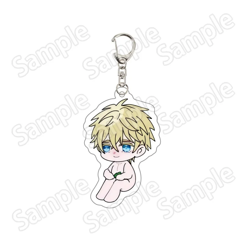 Anime Record of Ragnarok Keychain Qin Shi Huang Beelzebub Jack the Ripper Poseidon Acrylic Pendant Key Ring for Backpack Decor
