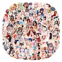 120pcs New Anime Sexy Waifu Bikini Girl Decorative Mobile Phone Skateboard Waterproof Sticker