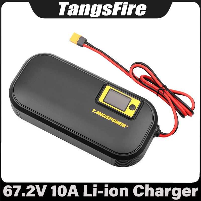 67.2V 10A Lithium Battery Charger Input 100-240V 16Series For 60V polymer Li-ion Battery Charger XT60 High Quality Power Adapter