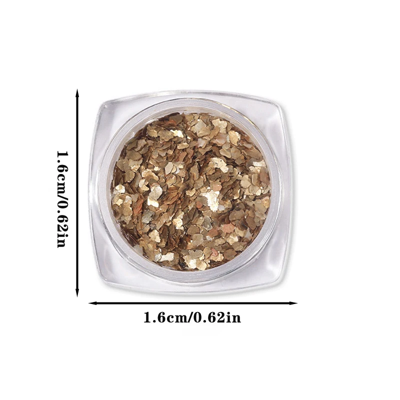 1 scatola Nail Diamond Glitter paillettes Nail Shining Mirror farina Mica paillettes Nail Painting Nail Salon