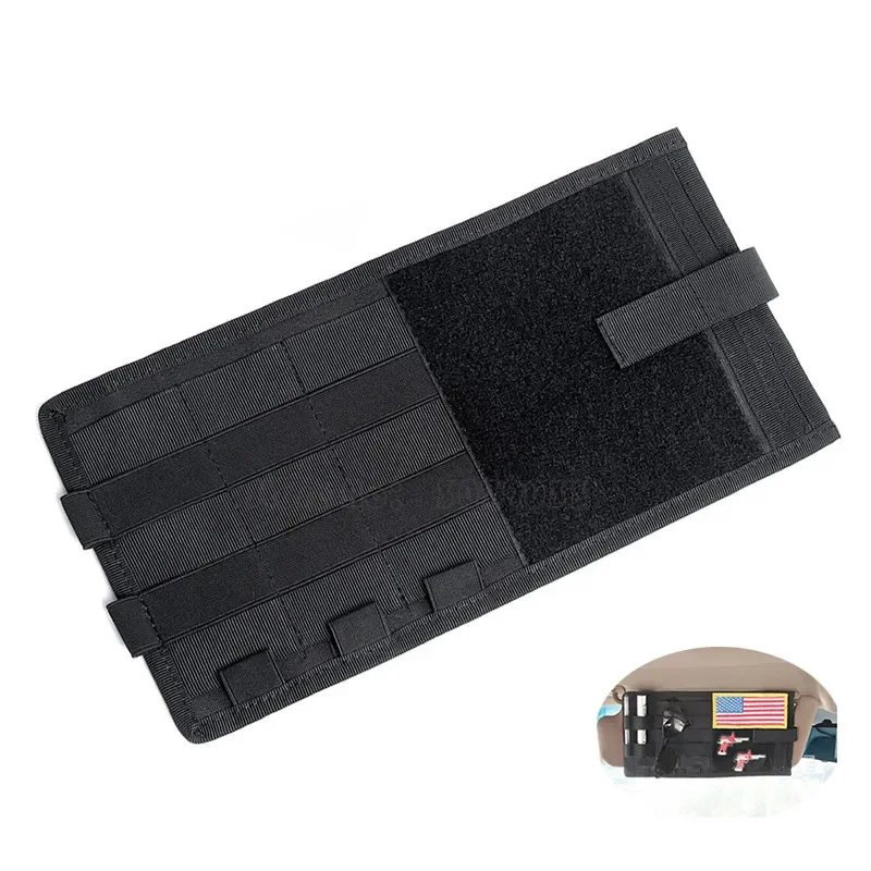 Tactical MOLLE Truck Car Sun Visor Organizer Holder Pouch Vehicle Visor Panel CD Storage Tool Bag Auto Accessories