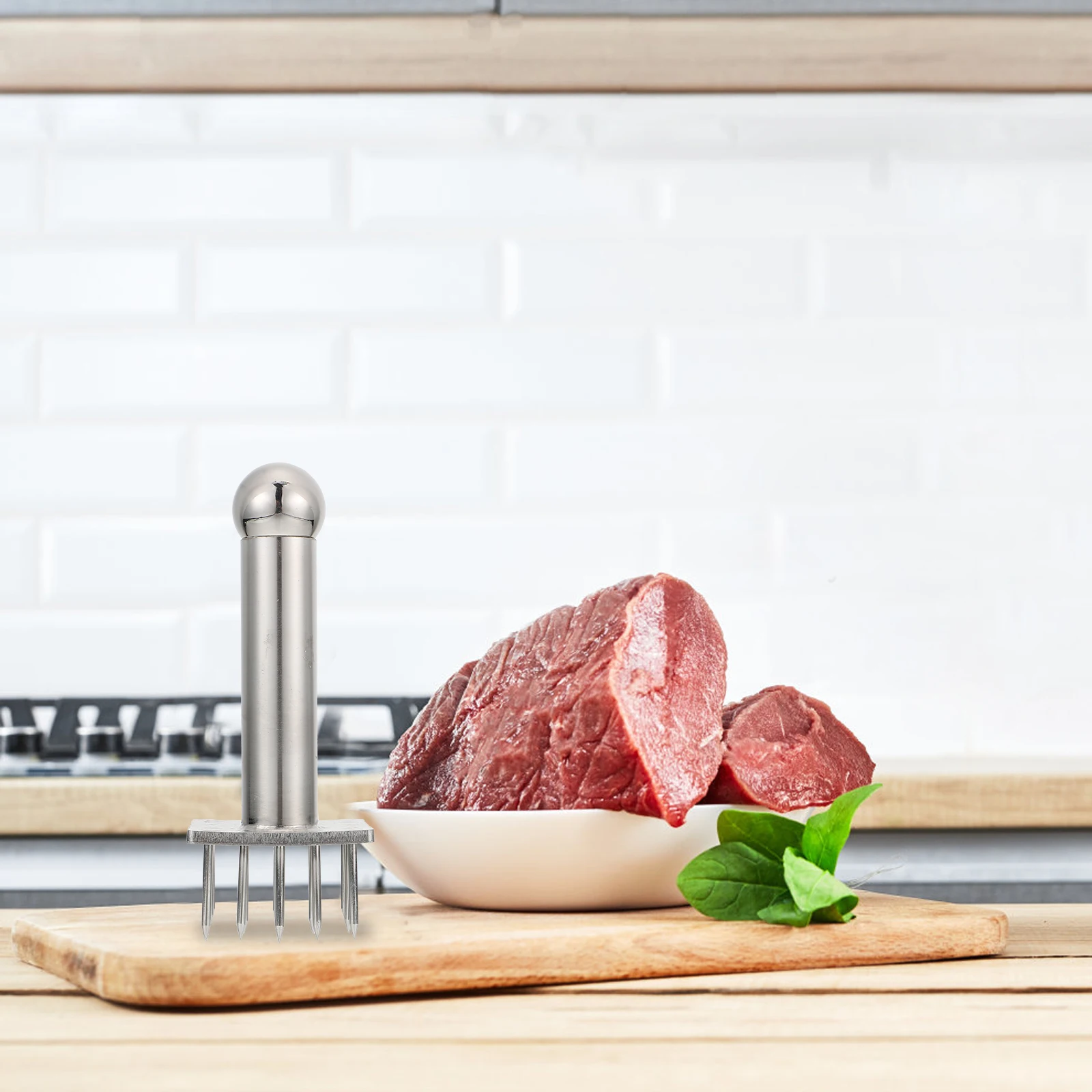 

Stainless Steel Hole Plug Meat Pounding Tool Needle Tenderizer Tools Manual Steak Needles Mallet Pork