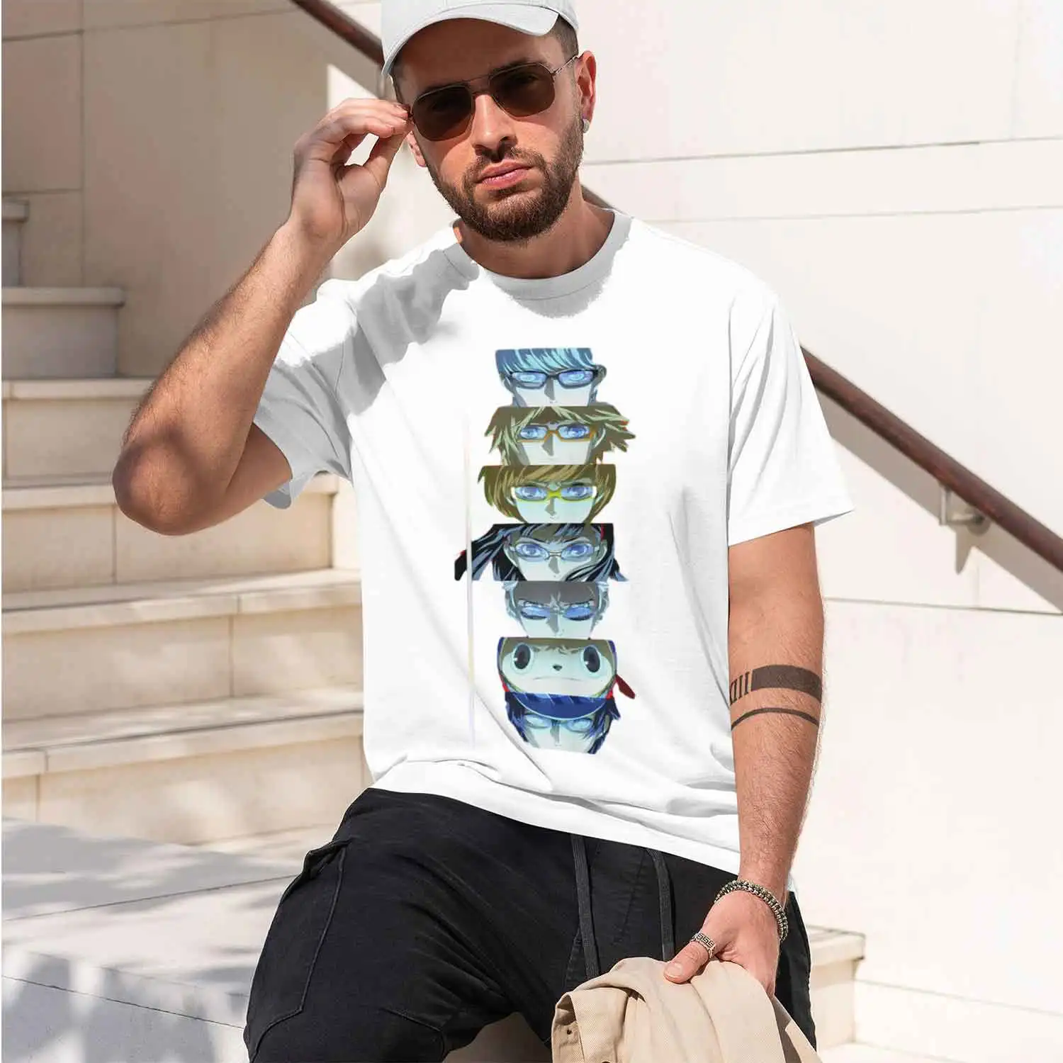 4 Golden Panels T-Shirt 2026 New Model Short-sleeve crewneck T-Shirt Classic Casual Multiple Colors and Sizes for Daily Wear All