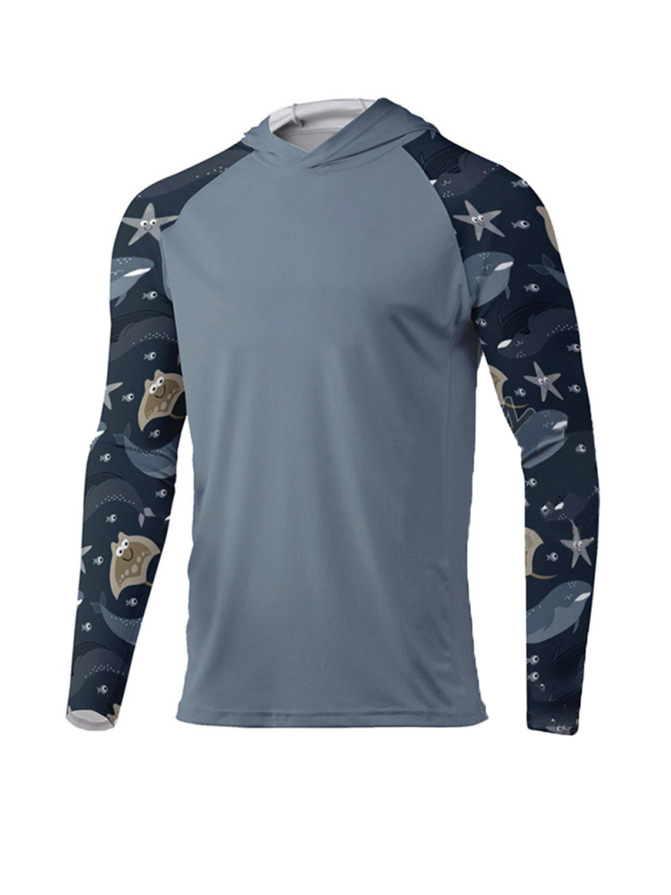 

2026Fishing Hoodie Men Clothes Summer Breathable Long Sleeve Fishing Shirt Sun Protection Fishing Shirts Tops