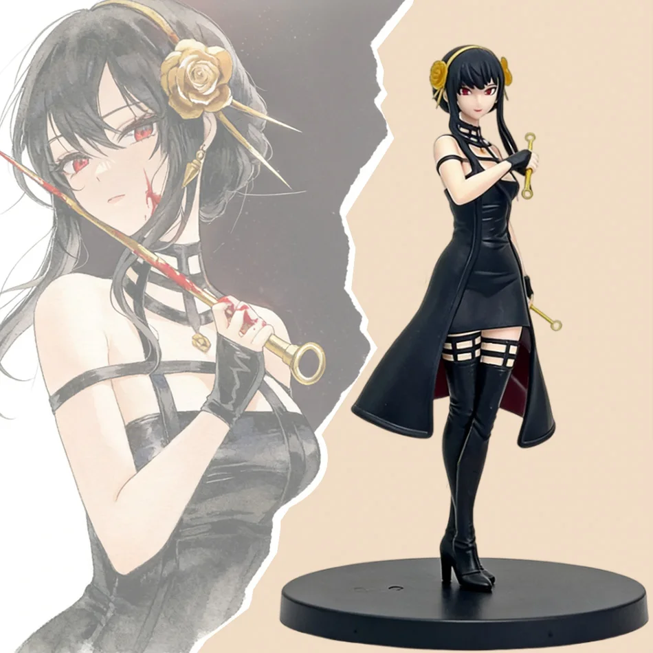 Heißer Anime SPY×FAMILY 16cm Yor Forger Choso Coole Kampfstil-Actionfigur Modell PVC-Puppe Spielzeug Sammlerstück Desktop-Accessoire Geschenk