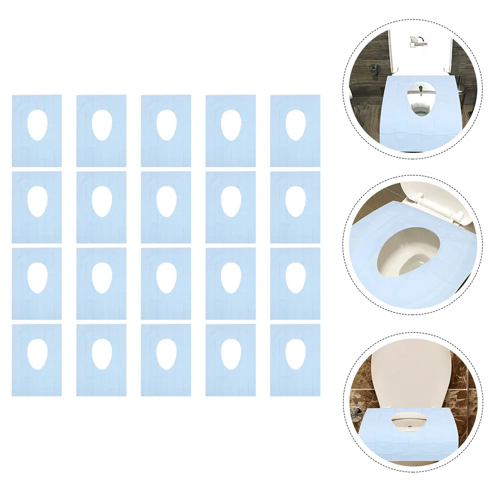 

Toilet Seat Covers Disposable Thickened Natural Paper Hygienic Protection For Home Hotel Public Restrooms Covers