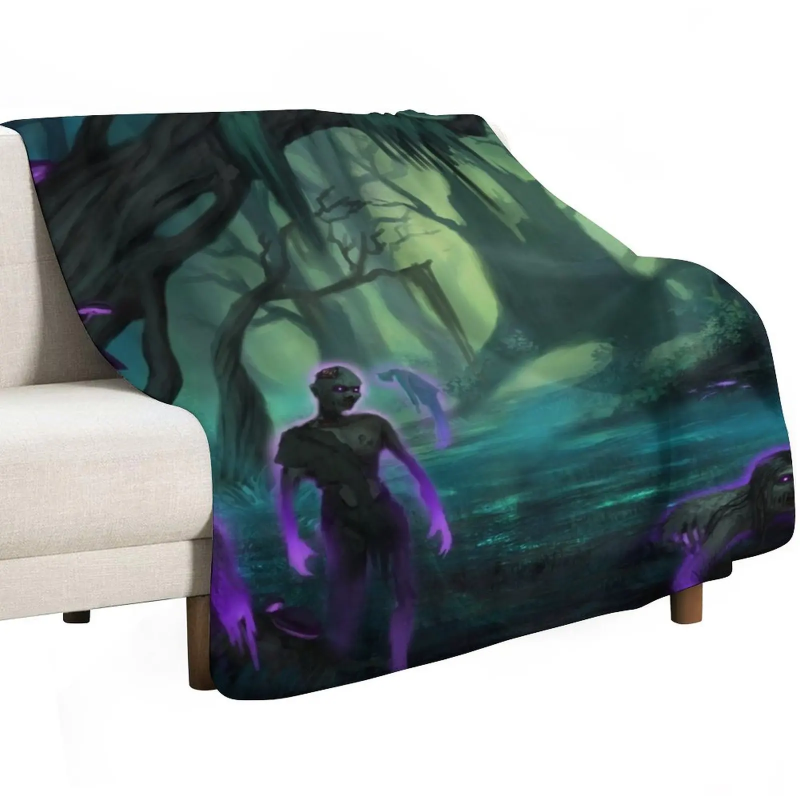 

Blood of the Moon Throw Blanket Hairys Bed linens Polar Sleeping Bag Blankets