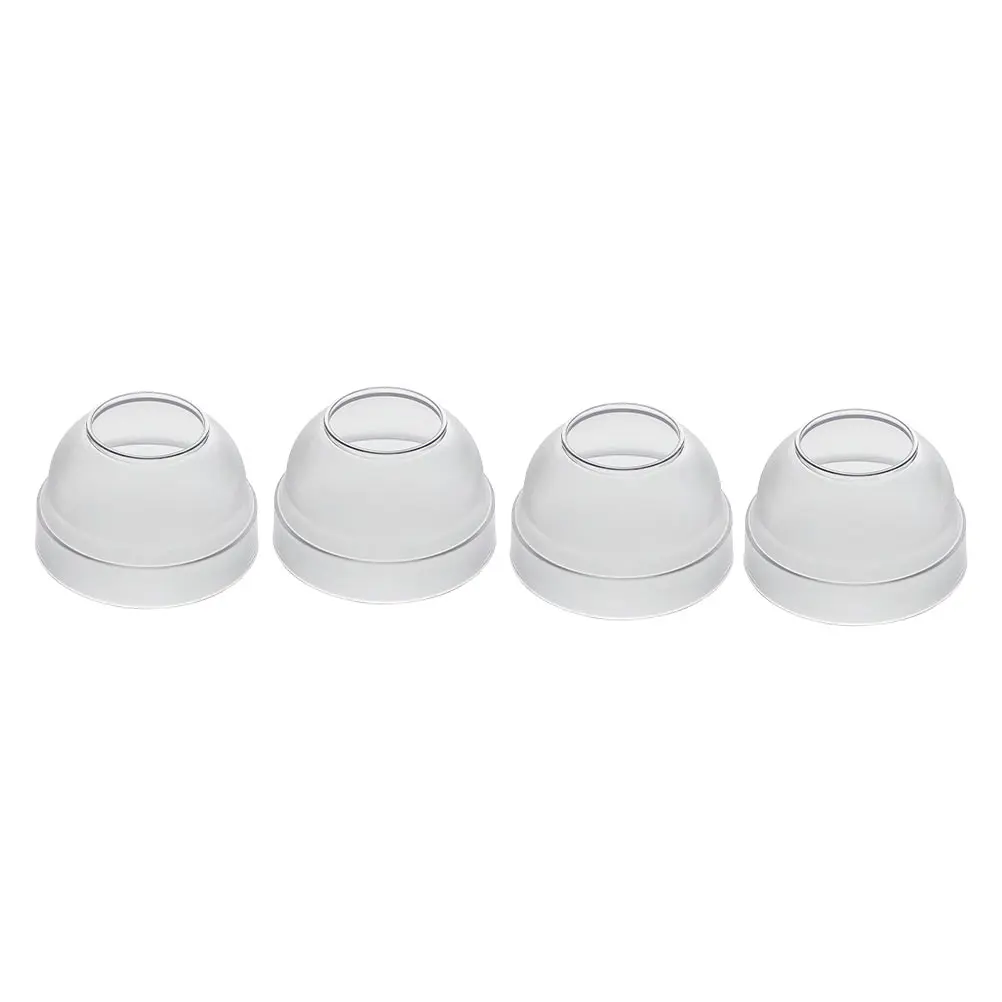 

4Pcs Premium SplashProof Cup Lids Transparent Kitchen Supplies For Juice Lemon Tea Cocktail Drinkware