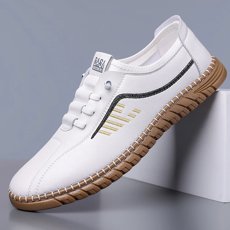 

Men's Slip-On Loafers Fashionable Comfortable Soft Bottom Casual Shoes for Driving Outdoor Anti-Slip Wear-Resistant-WC2517