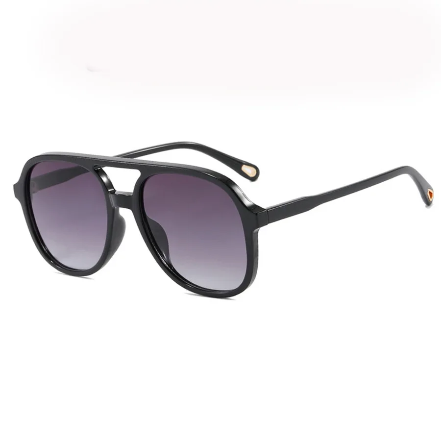 New Fashion Double Beam Square Sunglasses Women Luxury Brand Designer Glasses Retro Rectangle Sun Glass Vintage Eyewear Female view 5