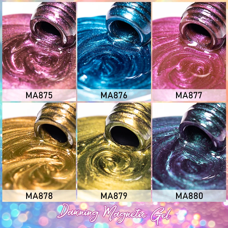 밋 어크로스 다운링 마그네틱 캣아이 젤 네일 폴리쉬 세트 핑크 LED 쏙 오프 젤 바니쉬 크리스탈 캣아이 젤 라커 디스플레이 포함