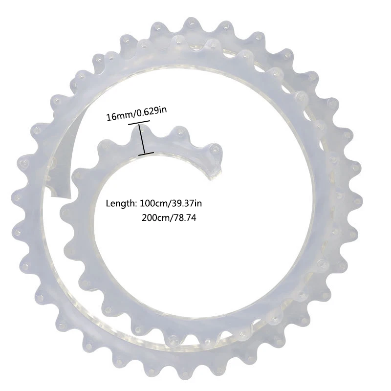 Imagem -02 - Carpintaria Profiling Strip Modelo Curva Flexível Ajustável e Fixo Complex Shape Contour Carpintaria Templates Guide 1m 2m