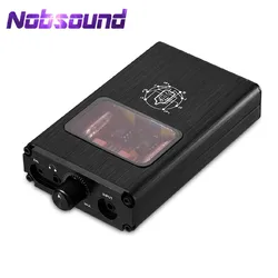 Nobsound-B4-X de oso pequeño, amplificador de auriculares portátil de doble Mono, tubo de vacío, equilibrado, BLK