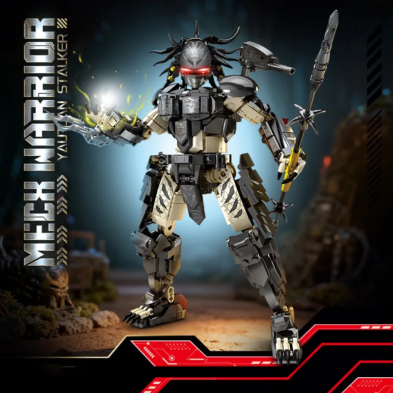 

MOC Iron Blood Berserker Robot Mech Building Blocks Kit - Alien mecha Monster Model Bricks Наборы игрушек «сделай сам» для детей Рождественские подарки