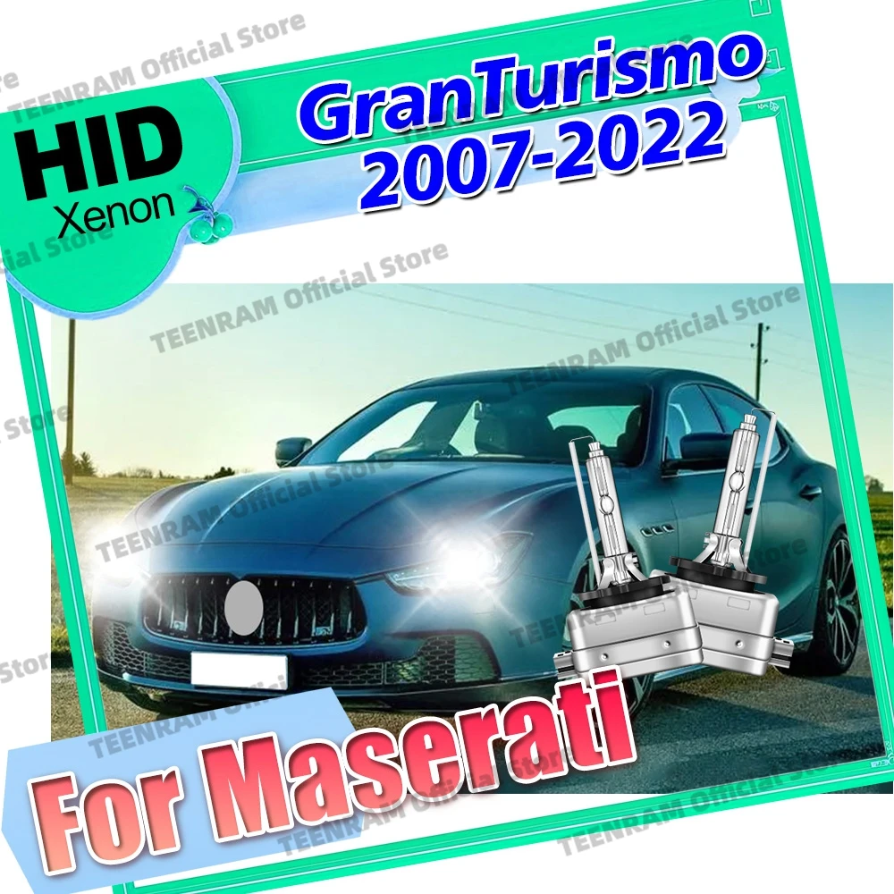 

2x HID Xenon Headlamps D1S D1 6000K 8000K 10000K For Maserati GranTurismo 2007-2022 2008 2009 2010 2011 2012 2013 2014 2015 2016