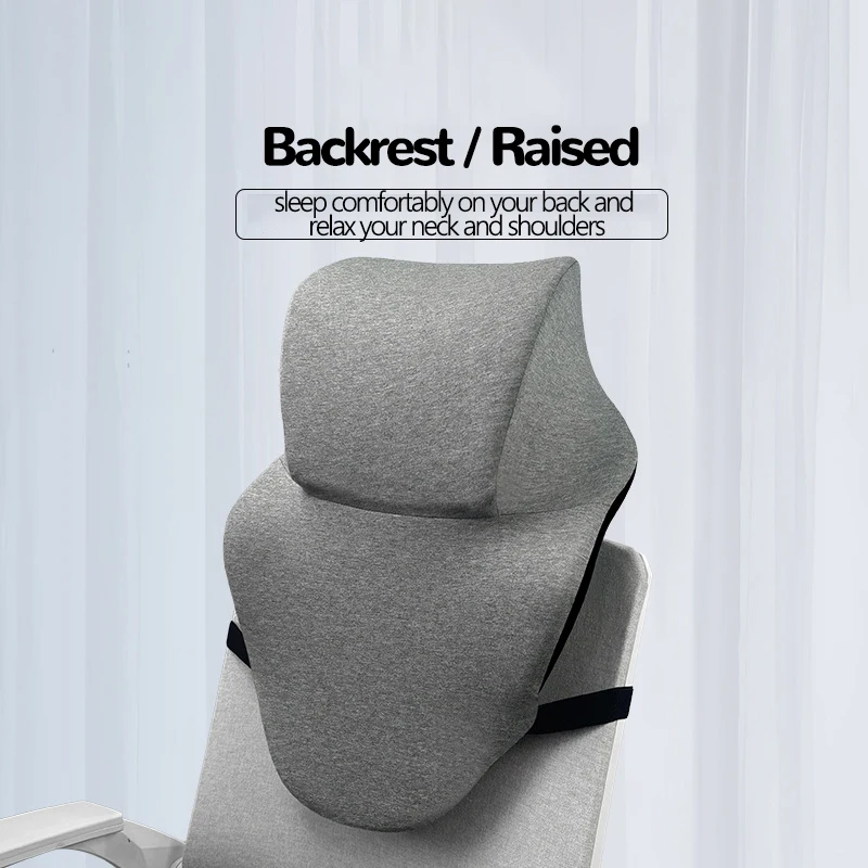 

Office Chair Adjustable Headrest Ergonomically Designed Memory Foam Neck Support Supportive Headrest Pillow for Pressure Relief