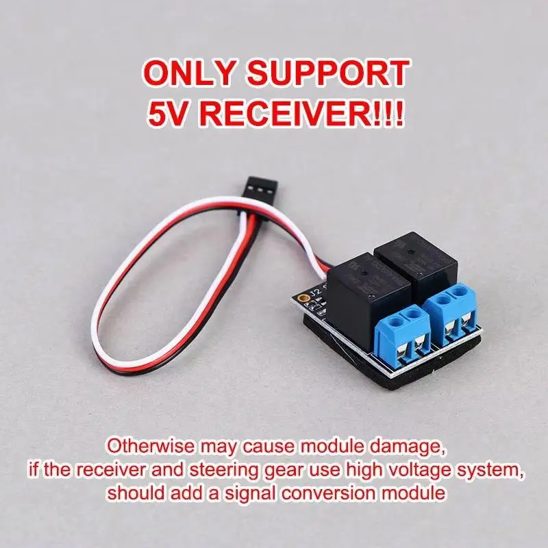 Relay Switch 2 In 1 Remote Control Light Electronic On-off Module For RC Model Airplane Drone Receiver DIY Parts