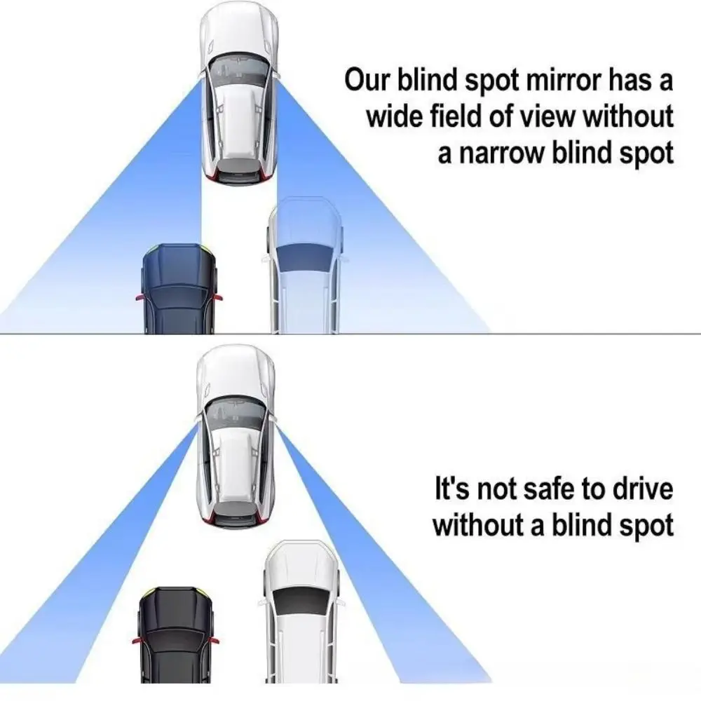 

1pair Heart Shape Side View Mirror Waterproof Auxiliary Mirror Blind Spots Mirrors Expanded Vision Rearview Mirror Car Accessory