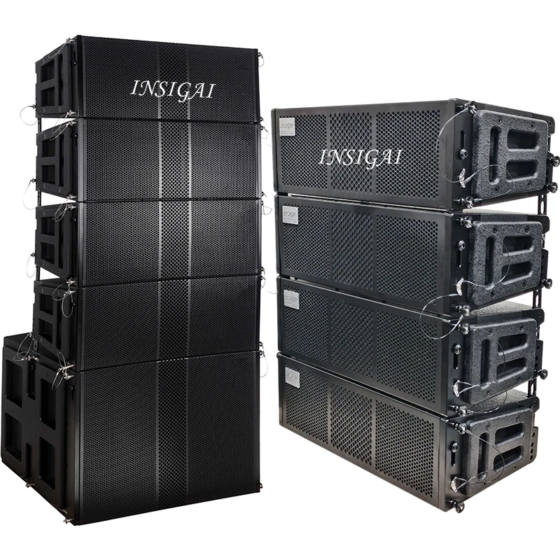 Custom Neodymium Magnetic Dual 6 8 10 12 Inch Sound System Outdoor Professional Full Set Active Passive Line Array Speakers