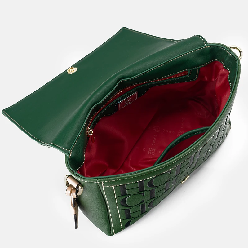 حقيبة كروس بتصميم متخصص من CH مطبوع عليها حروف عالية الجودة للسيدات حقيبة نسائية أنيقة على الطراز الكلاسيكي #3